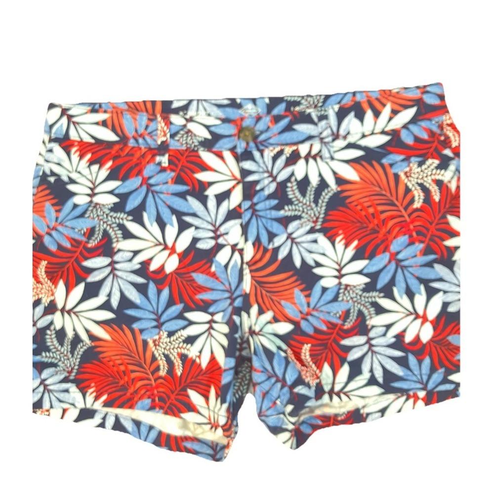 St Johns Bay Women Sz 20 Red White Blue Floral patriotic